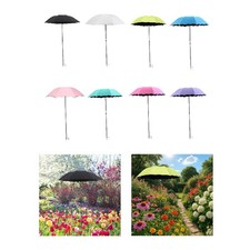 Parasol de protection solaire pour jardin, toile d'ombrage réglable et