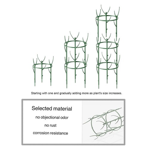 Cage support plante enduite - cage, de