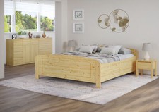 Lit surélevé en bois