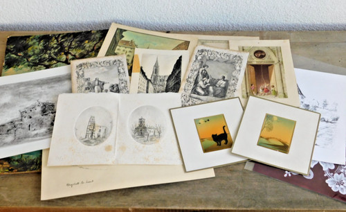 Vintage lot art ancien - lot,