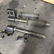 Suzuki RG50/GS125 Throttle Grip Assy And Drop Bars Clip On Style Brake Bridge