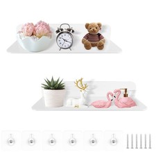 Etagere Murale Blanche Lot de