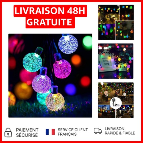 Guirlande lumineuse solaire - solaire, 7m