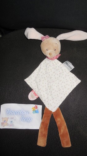 Doudou plat lange gaz coton