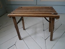 TABOURET DE PECHE BOIS PLIABLE ANNEES 1930 VINTAGE FOLDABLE FISHERMAN'S STOOL