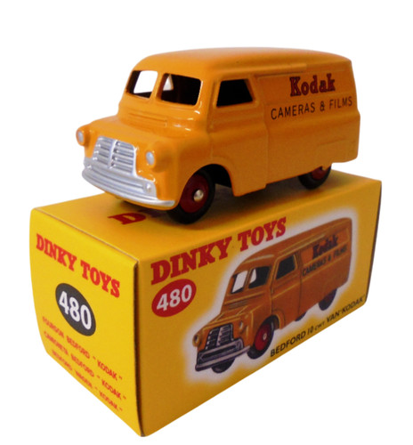 Bedford cwt van kodak dinky - bedford,