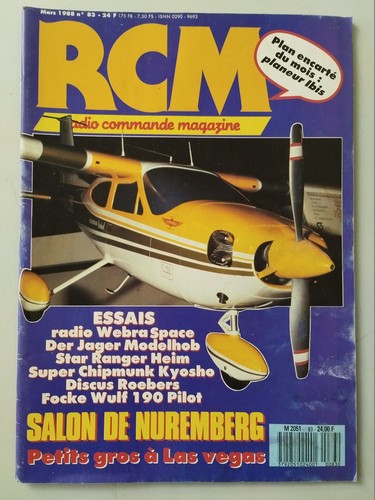 Rcm magazine 03 1988 - n°83, 03/1988