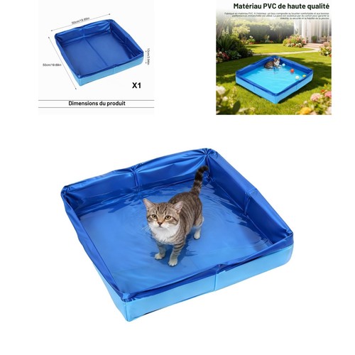 Piscine pour chien pliable - piscine, 50