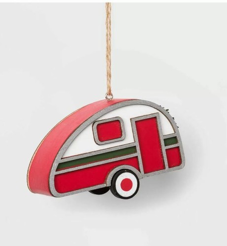 New wooden camper christmas - wooden,