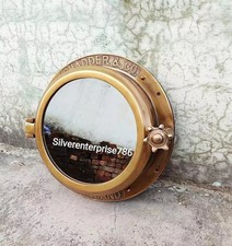 Antique Brass Heavy cabal ship Both window port hole, porthole window porthole