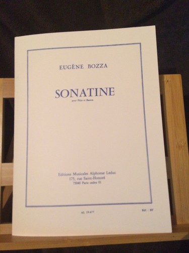 Eugène bozza sonatine pour - eugène,