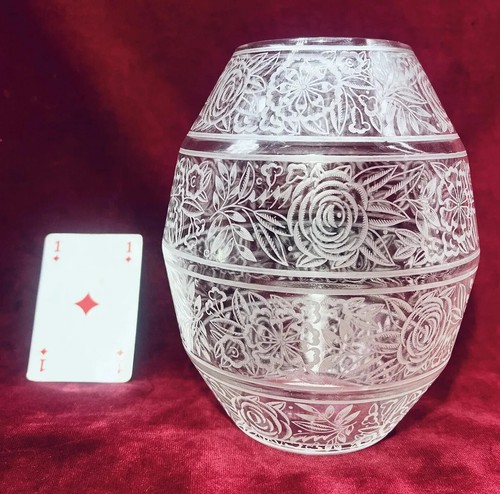 Baccarat acid etched - acid, crystal