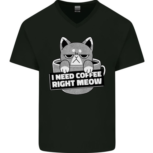 Chat need café droit miaou - i,