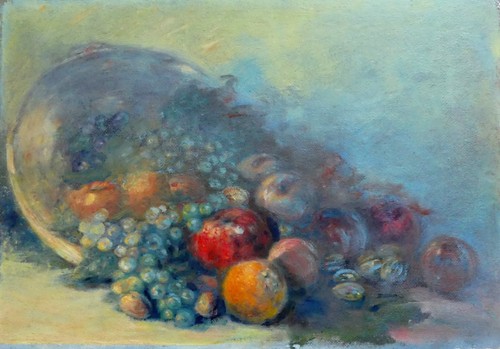 Tableau ancien nature morte - tableau,