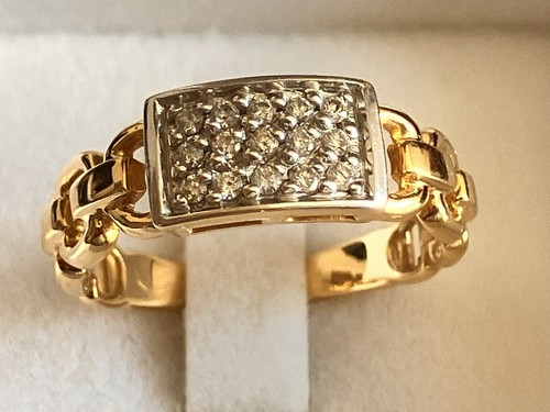 Bague diamant - bague, or