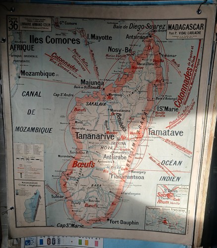 Carte scolaire indochine - carte,