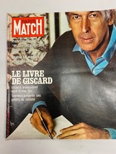 1976 PARIS MATCH MAGAZINE THE BOOK OF GISCARD Johnny Hallyday & Guy Drut - HAMILTON
