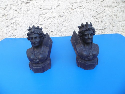 Ancienne paire chenet - ancienne,