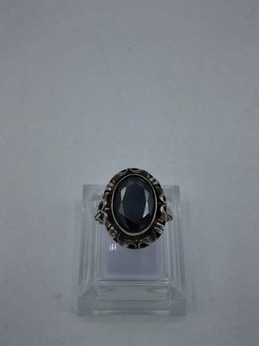 Bague ancienne argent pierre