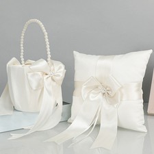  Décoration Mariage Coussin De Pour Alliance Panier Fleur Articles