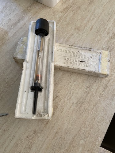 Densimètre mesure la - de,
