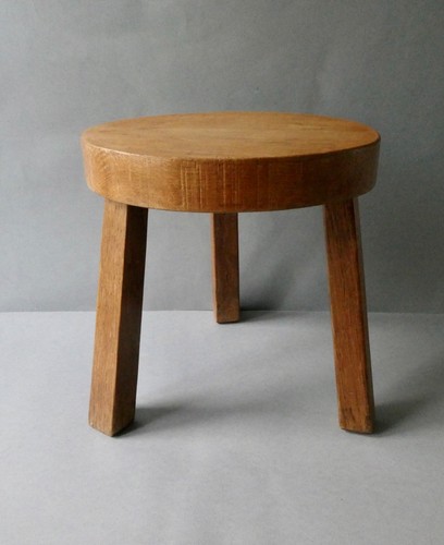 Tabouret tripode chêne - tripode,