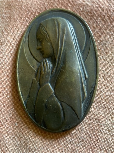 Médaille bronze vierge - en,