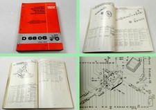 Deutz D 6806 Tractor Tractor Spare Parts List 1981 Original Spare Parts Catalogue
