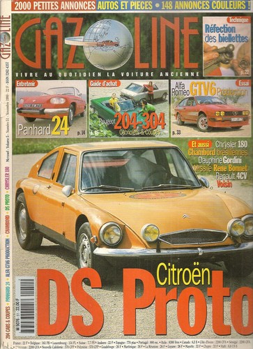 Gazoline citroen proto - gazoline, ds