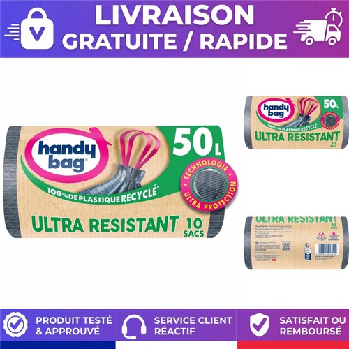 Handy bag sacs poubelle - handy, 50l