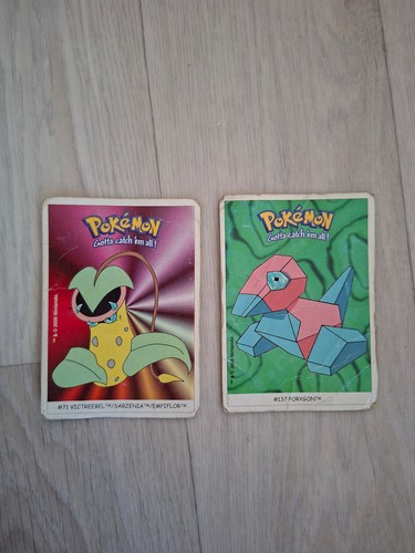 Cartes pokémon vintage dunkin - cartes,