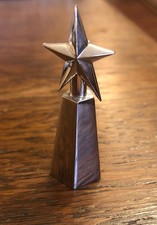 Thierry Mugler Porte photo pince étoile en métal, 6 cm