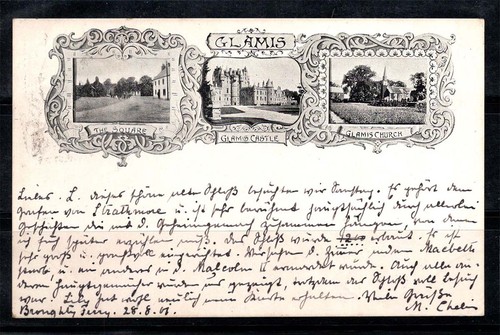 Glamis 1901 carte postale 100 - carte,