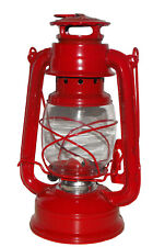 Lampe lanterne tempête à pétrole / rouge