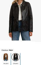 Veste Cuir Agneau Oakwood