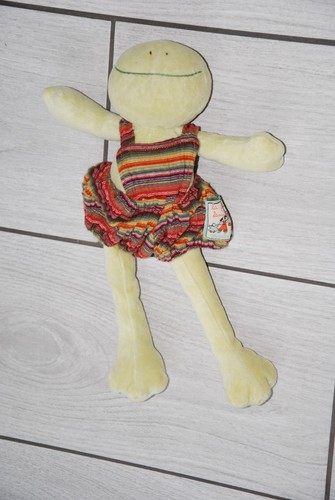Doudou perlette grenouille - la,