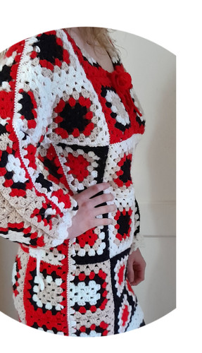 Robe crochet main