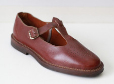 Sandale seule en cuir de marque Wood Milne des années 50