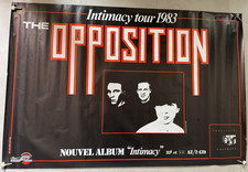 Affiche ORIGINALE de concert Opposition Intimacy tour 1983