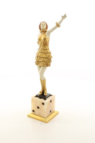 Sculpture bronze dame - sculpture,