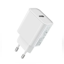 Pour Apple iPhone 16 15 14 13 12 Chargeur Adaptateur Secteur 20W USB-C iPad