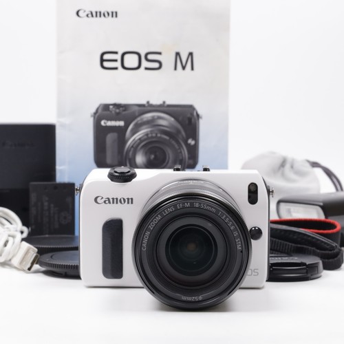 Appareil photo blanc canon eos - appareil,