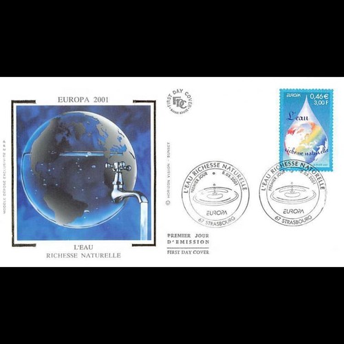 Fdc soie europa - fdc, europa.