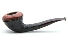 PIERRE MOREL (FILS) HALF-BENT ZULU SANDBLASTED - Estate Pipe Pfeife Pipa Pijp