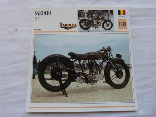 Fiche photo moto sarolea 23 - fiche,