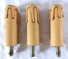 Lot 3 fausses bougies avec
