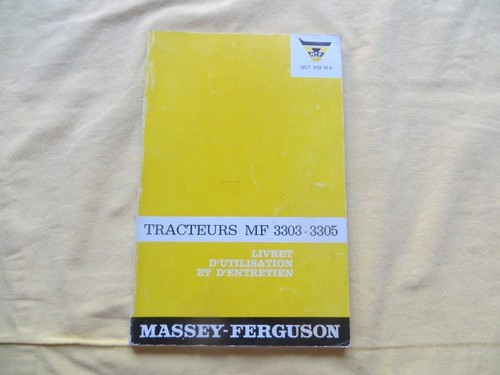 Tracteur massey ferguson 3303 - tracteur,