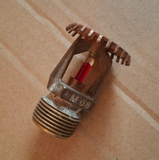 1 tête  SPRINKLER rouge,extincteur,protection incendie,POMPIERS