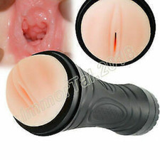 Flesh Vibrating Massager Male Sex Masturbation Adults Toys Cup