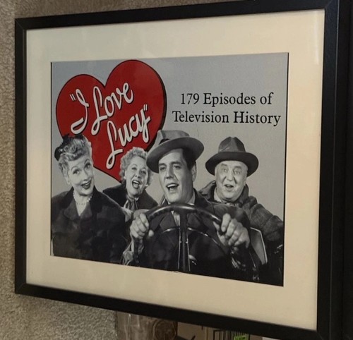 Love lucy framed and matted - love,